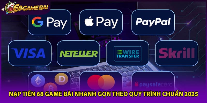 Nạp Tiền 68 Game Bài Nhanh Gọn Theo Quy Trình Chuẩn 2025
